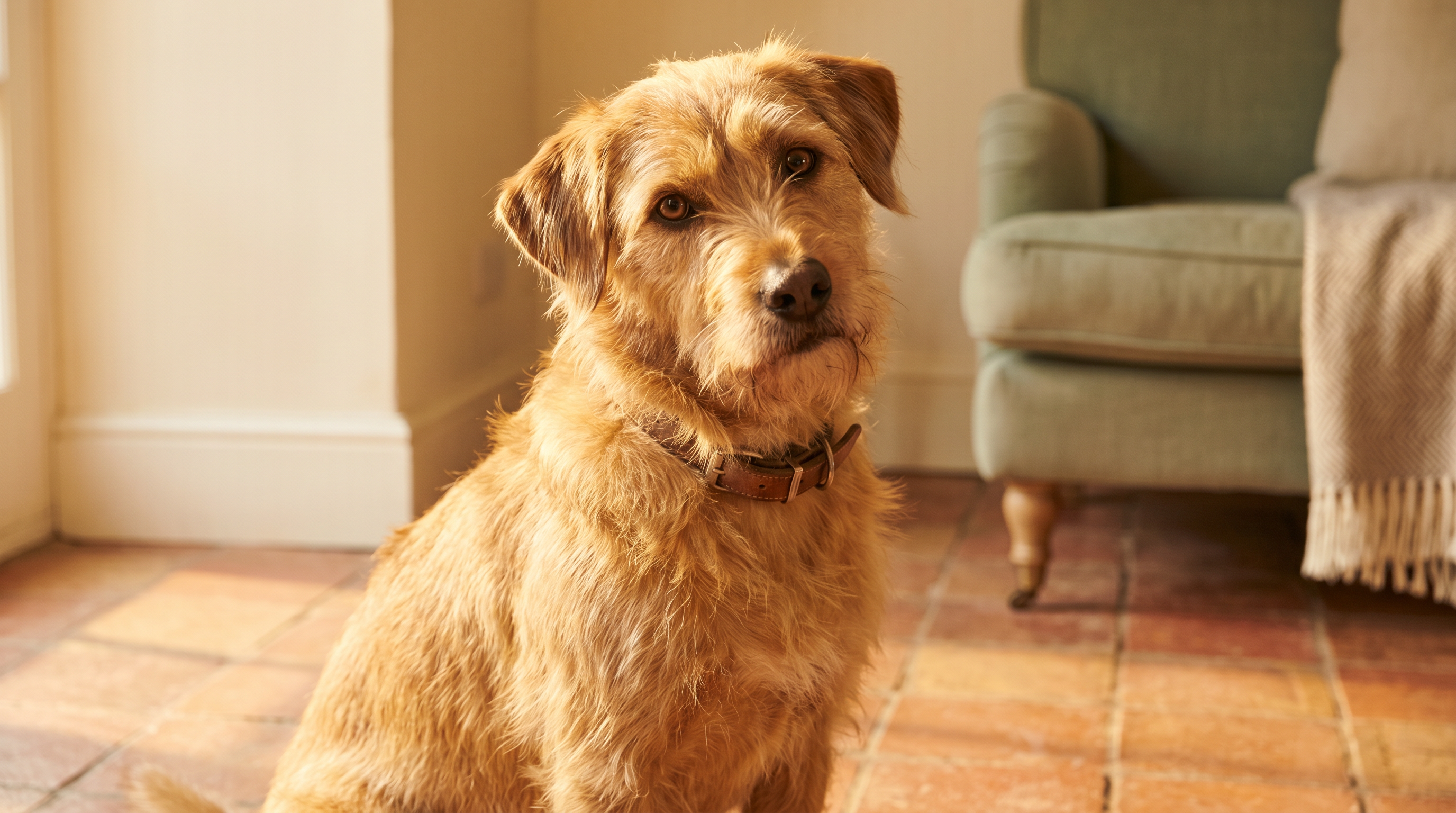 Ένα σκυλάκι που περιμένει να υιοθετηθεί